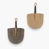 Bolgatanga Fan Natural and Black L
