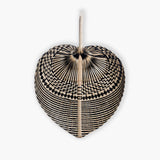 Nunga Bamboo Fan Natural & Black L