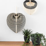 Nunga Bamboo Fan Natural & Black L